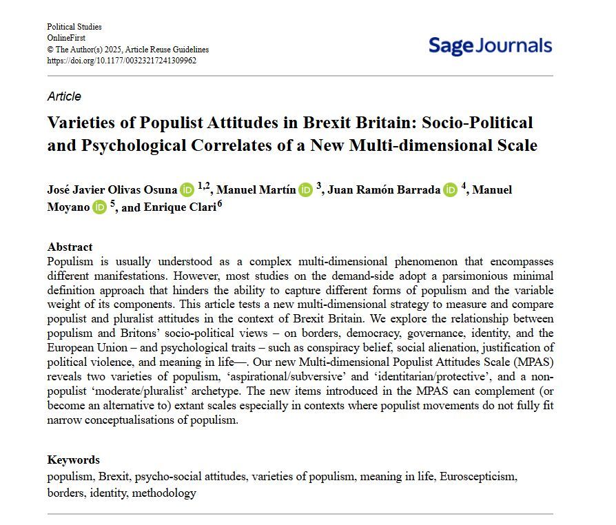 Political Studies tweet media