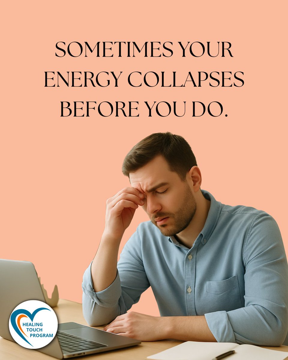 HTProgram's tweet image. Rest doesn’t fix stress that’s energetic.
If your field is overloaded, sleep can’t reset what your system is holding.
This article explains why — and how Healing Touch helps.
🔗Read: htp.mykajabi.com/blog/stress-is…

#EnergeticStress #HealingTouch #StressRelief