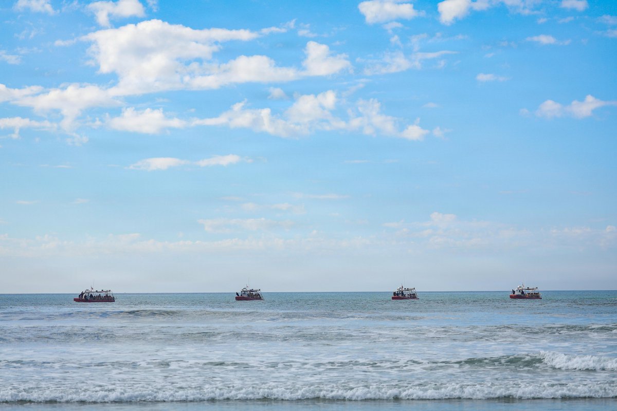 USMC's tweet photo. #Marines with 3rd Amphibious Assault Battalion, @1st_Marine_Div, take part in an annual surf qualification on @MCIWPendletonCA.

The swim was part of the amphibious training requirements to certify Marines with 2nd Battalion, 4th Marine Regiment, 1st Marine Division to work with Amphibious Combat Vehicles during future operations.

#USMC #SemperFi #Training