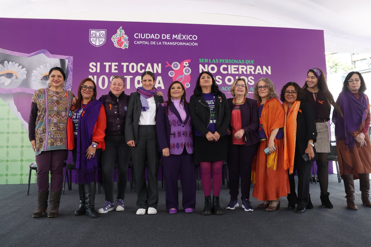 ClaraBrugadaM's tweet image. Como parte de los 16 días de activismo por la Eliminación de la Violencia contra Mujeres y Niñas presentamos “Si te tocan, nos toca”, donde explicamos que realizaremos más de 250 acciones culturales, de salud y de acompañamiento en su beneficio.

Enviaremos también al…