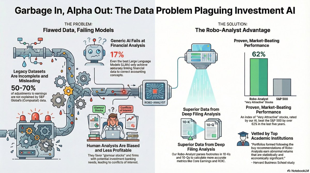 NewConstructs's tweet image. Want to know why @googlecloud chose us to build #FinSights, the new AI Agent for Investing? Answers in this video from the @SchwabNetwork and @MarleyKayden.
Back in 2003, long before Wall Street discovered “AI”, New Constructs built proprietary Robo-Analyst technology to teach…