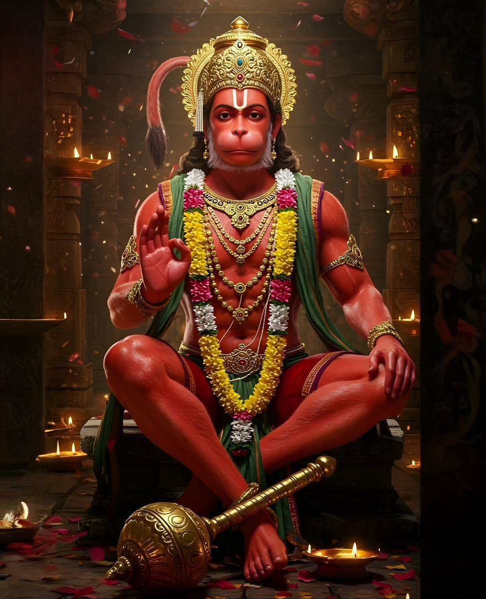 बजरंगबली की शांत, दिव्य मुद्रा हृदय को अद्भुत शांति देती है, मन में भक्ति का प्रकाश जगाती है, हर संकट से सुरक्षा का एहसास कराती है।