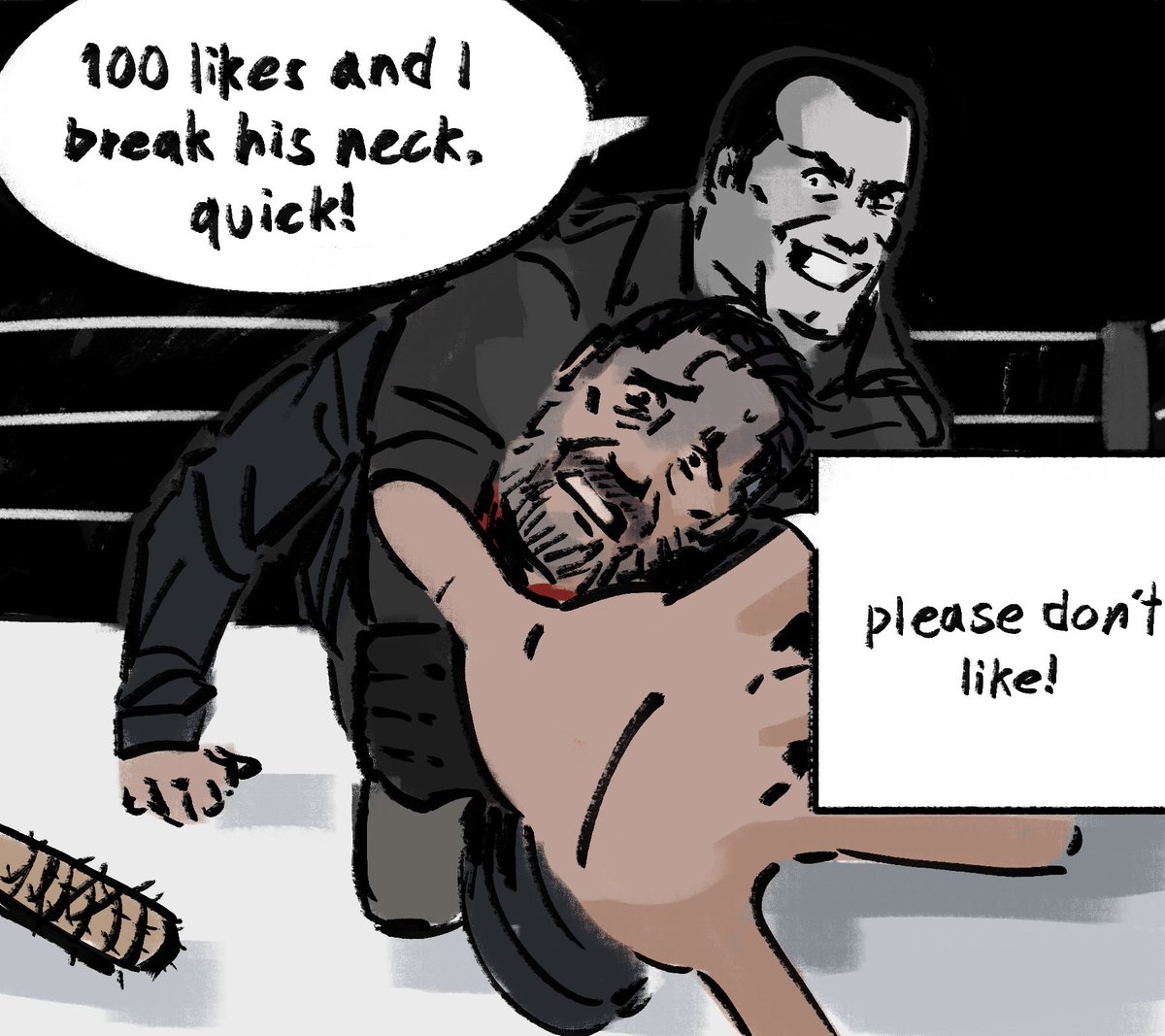 Taco0000oo's tweet image. I’m waiting for my tablet to charge to do comms, did this #TWD #Negan whtever