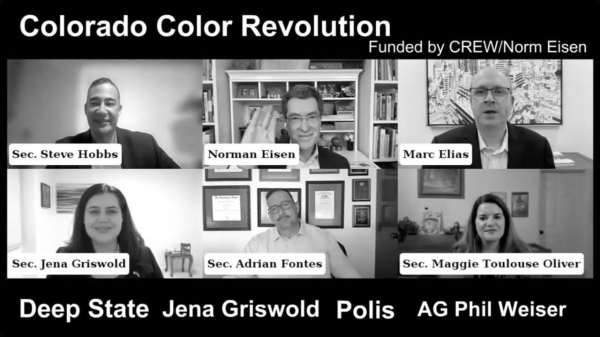 AGcorruption's tweet image. What about the Zionist brotherhood that has control of Colorado?
AG Phil Weiser
SOS Jena Griswold
Gov Shutz Polis