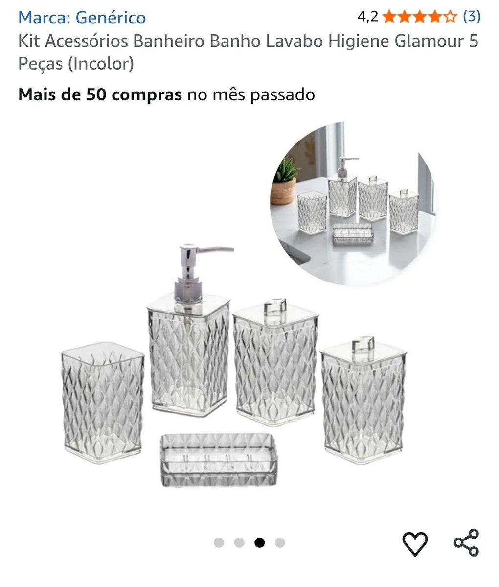 boadiceaxzz's tweet image. sonhando com kit acessórios de banheiro. vou fazer chá de quarto novo agora vou ter meu próprio banheiro