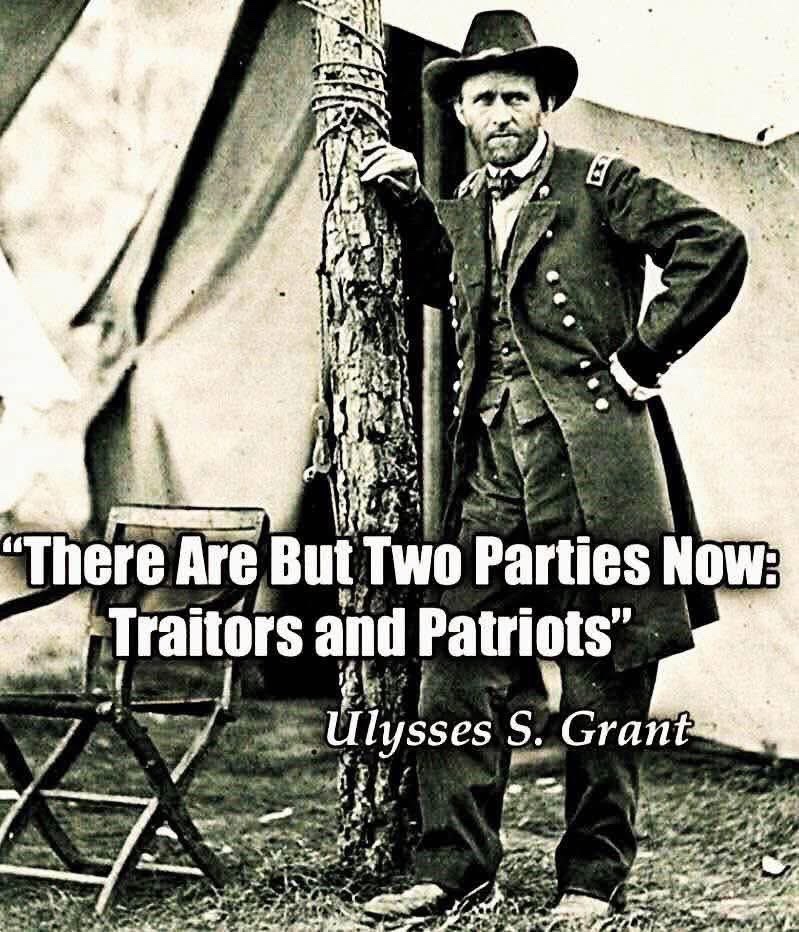 This is even MORE true today!!  We the People must rid ourselves of the traitors!!