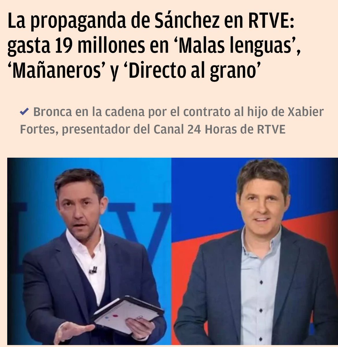 Nos insultan con el dinero de todos…