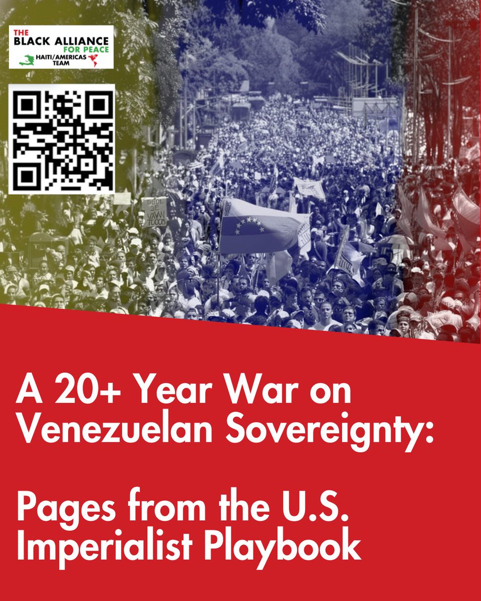 Blacks4Peace's tweet image. Continuing the work of the Week of Action in Defense of Venezuelan Sovereignty, the BAP Haiti Americas Team breaks down some of the specific moves that mark the U.S.&apos;s imperialist playbook against Venezuelan popular sovereignty and the Bolivarian Revolution.
