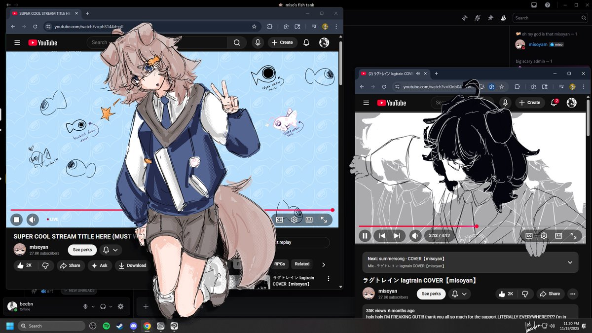 MagicBeebn's tweet image. this is my first twitter post! heh! wow! eheh! 
it was miso's birthday the other day! happy birthday miso! #artsoyans #art