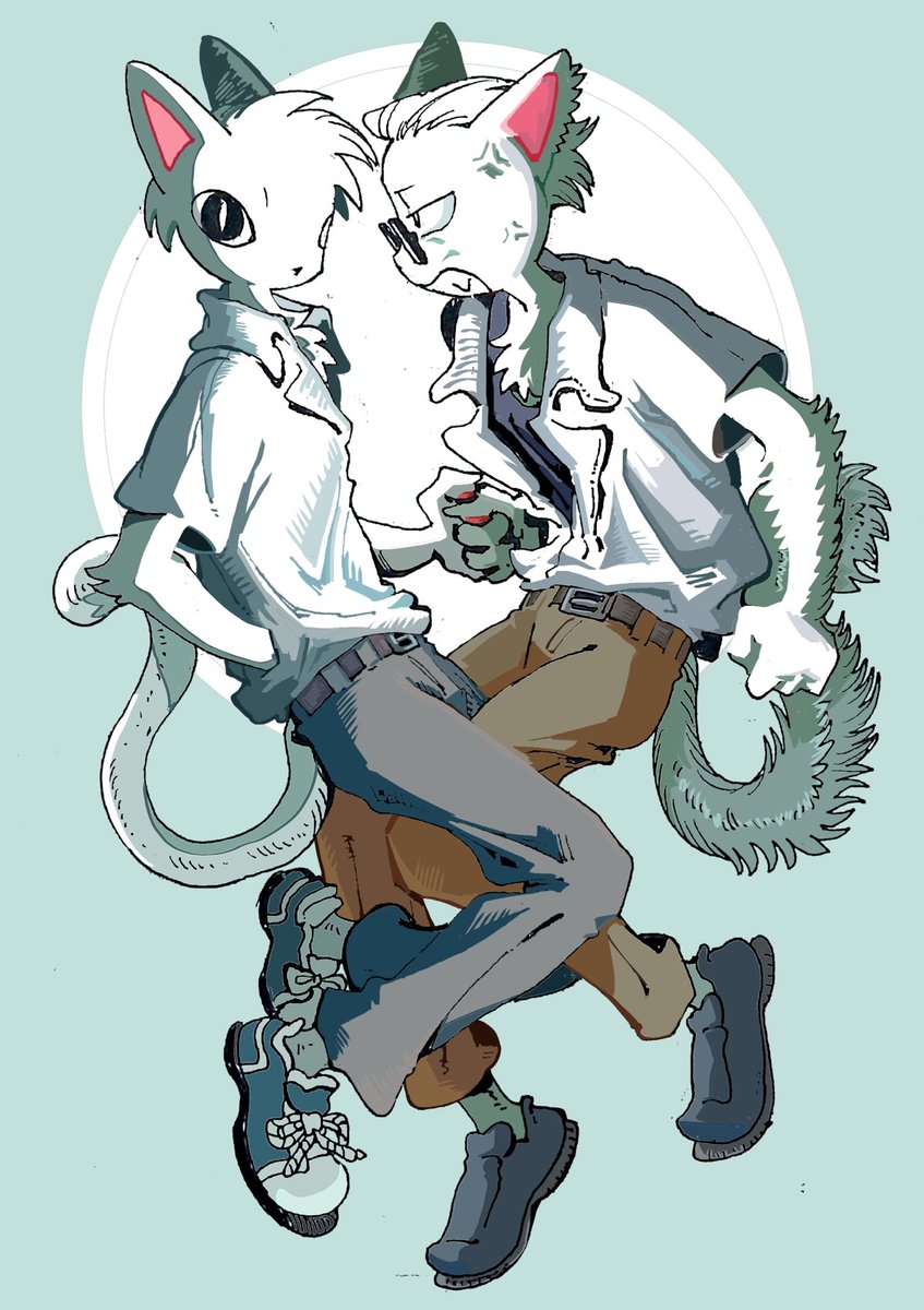 cp74899's tweet image. #fkmt #アカ平　
🐈*4