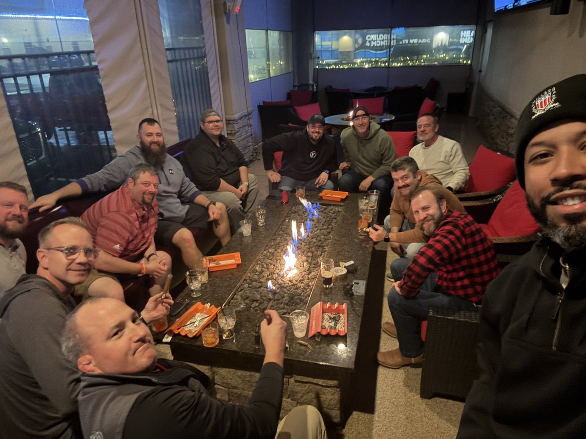 Fellowship in full action! Come for a bourbon, cigar or Shirley Temple! <a href="/F3WestOmaha/">F3 West Omaha</a> <a href="/F3Omaha/">F3Omaha</a> #Cococabana