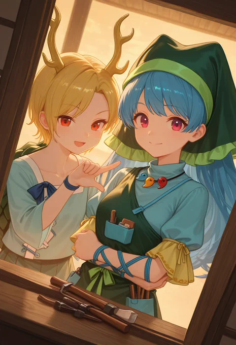 八千慧と袿姫