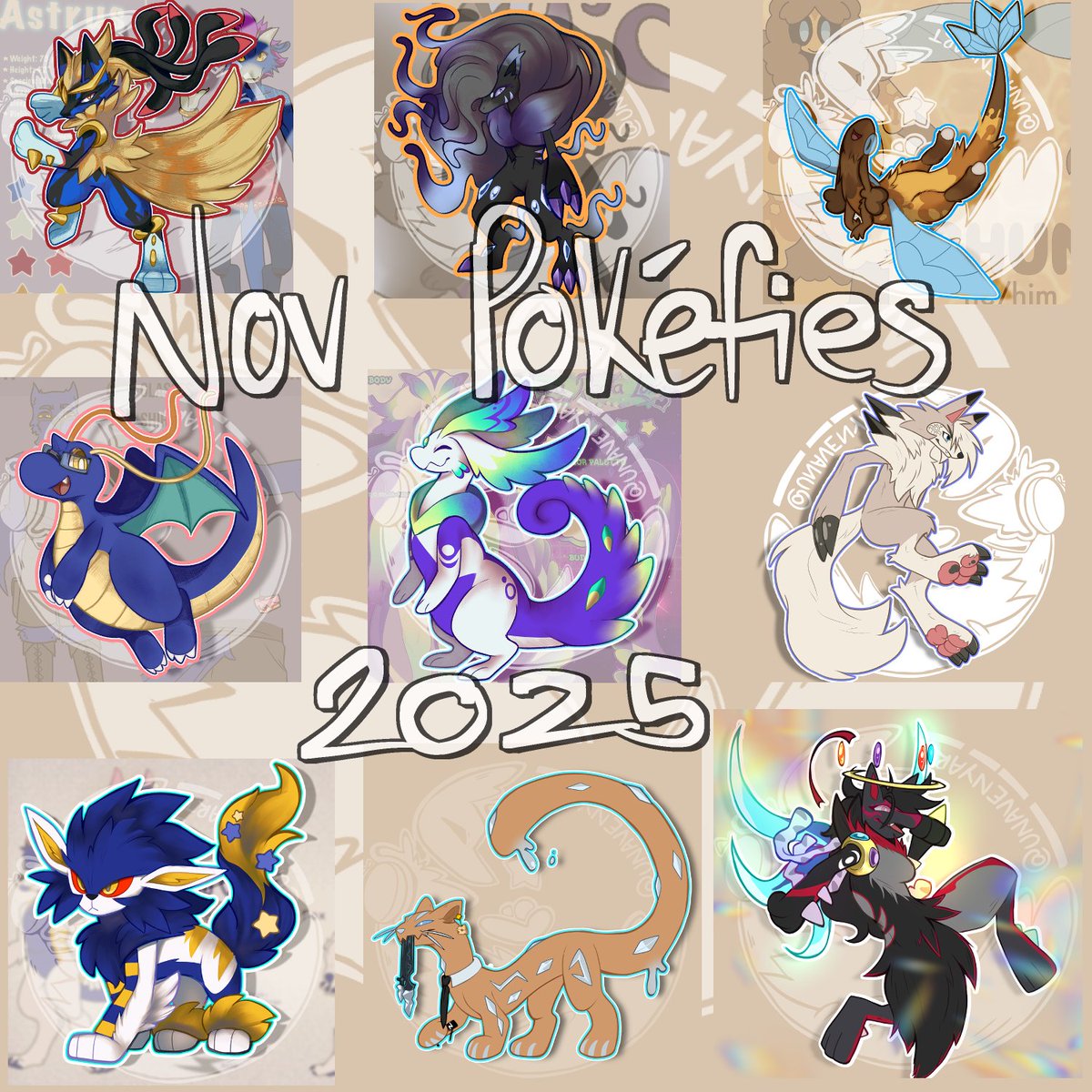 Pokeifies for Nov!
Frell... What are pokeifies again? I turn OCs into pokemon! I open these quite often so keep a look out! All OCs welcome!

Thank you all that grabbed slots in Nov!