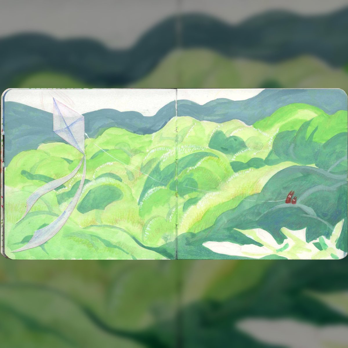 ThisisRylynn's tweet image. In the fields

#sketchbookdrawing #sketchbookpages #watercolor #watercolorsketch #journaling #illustration