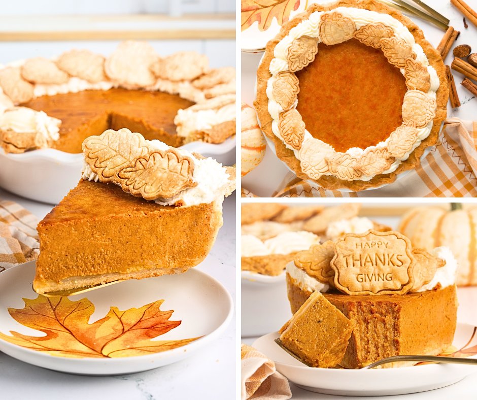 HipMamasPlace's tweet image. Baking up a Classic Pumpkin Pie for Thanksgiving—flaky crust, silky spiced filling, and pure holiday comfort! 🥧🍂 Full #recipe here: tinyurl.com/5n8rptm8 #PumpkinPie #ThanksgivingDessert #HolidayBaking #ThanksgivingDay #HipMamasPlace #HipMamasPlaceRecipes #HipMamasPlaceEats