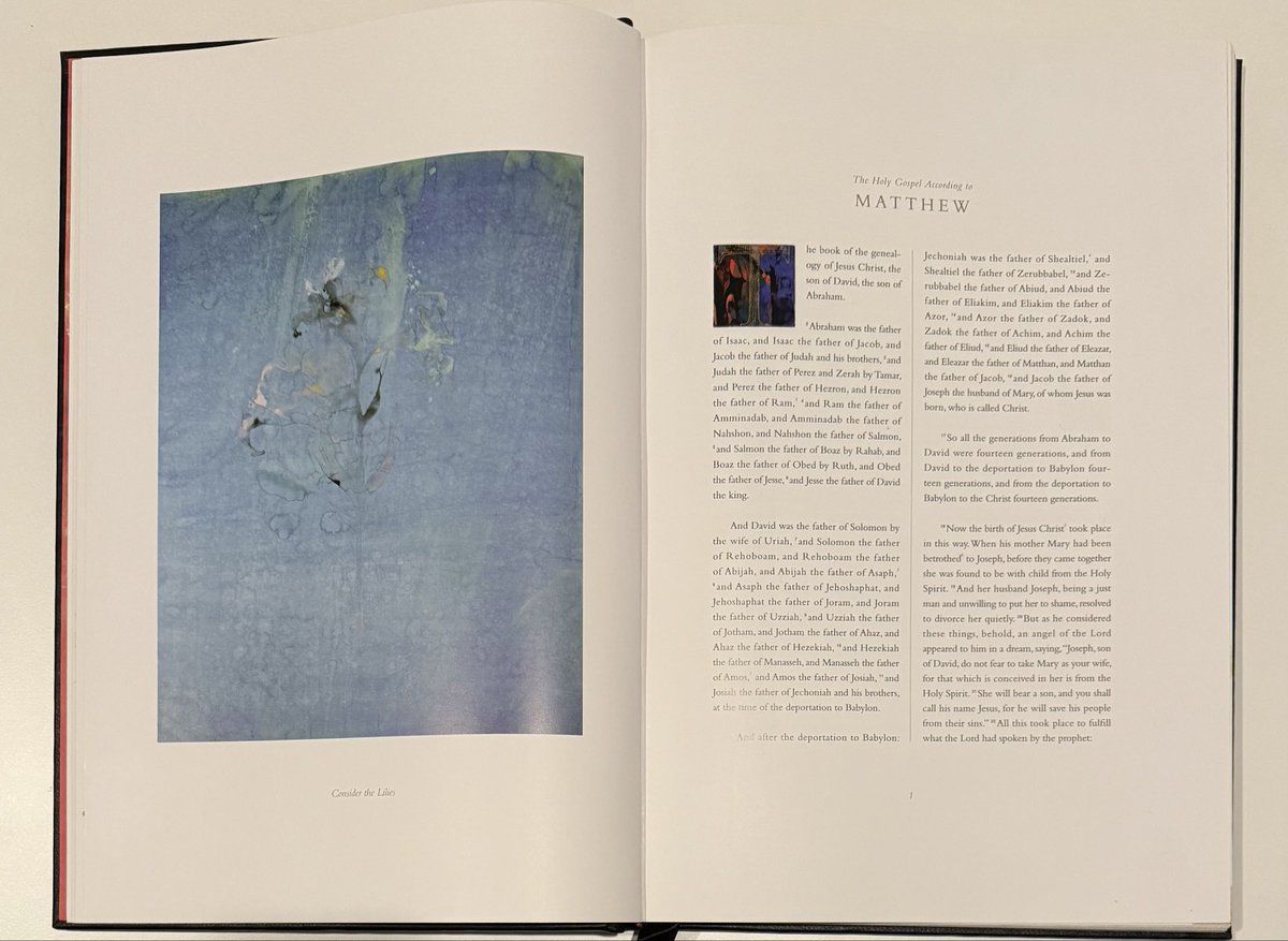 Finally received a copy of JH Bavinck’s stunning limited-edition Zeven Psalmen (only 400 printed!), after <a href="/DrJamesEglinton/">James Eglinton</a> introduced me to it in Sept. The artwork is extraordinary—and it sits beautifully alongside <a href="/iamfujimura/">Makoto Fujimura</a>’s Four Holy Gospels.