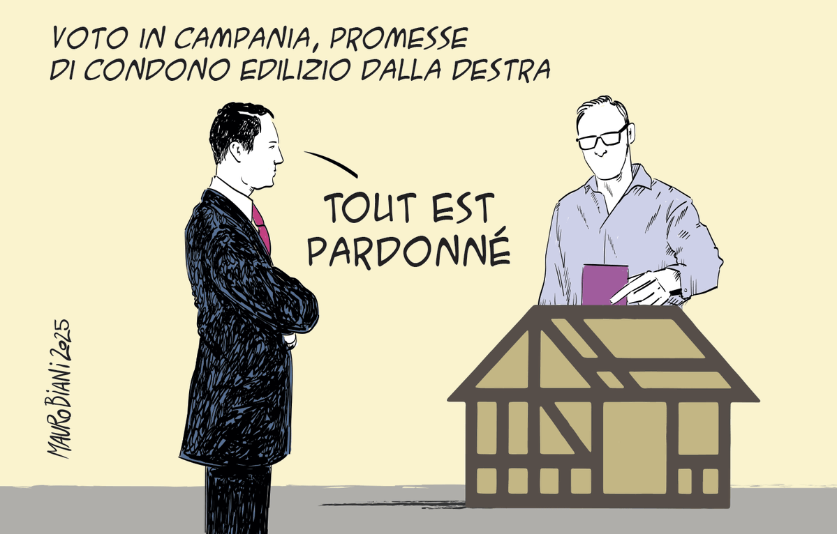 ilgallico50Ac's tweet photo. Parliamo un attimo del #condono di scambio in #Campania.
L'elettorato di destra deve essere super incazzato con la destra, motivo? In #Veneto, in #Lombardia le case vengono costruite legalmente,perchè in #Campania avrebbero potuto godere del privilegio di un condono? Siamo Fessi? https://t.co/Zb2HiOoamn