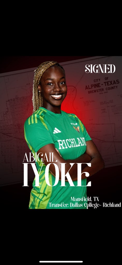 Please help us welcome Abigail Iyoke, a mid-year transfer from Richland College.
She’ll be joining us this spring — see you soon, Abigail!
Go Lobos! 🐺⚽️