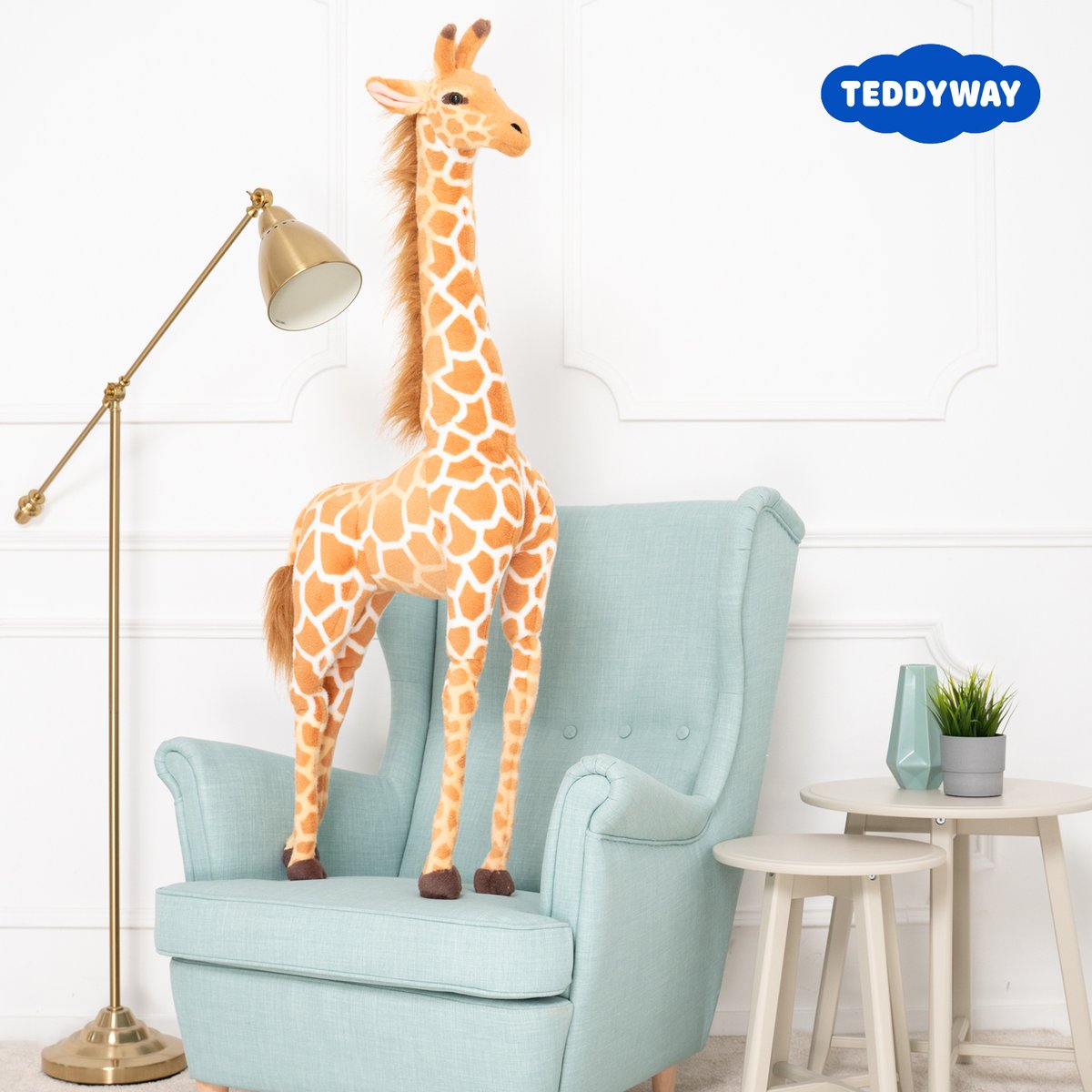 Spotted in the wild: one giant and huggable giraffe!
Find out more: teddyway.com