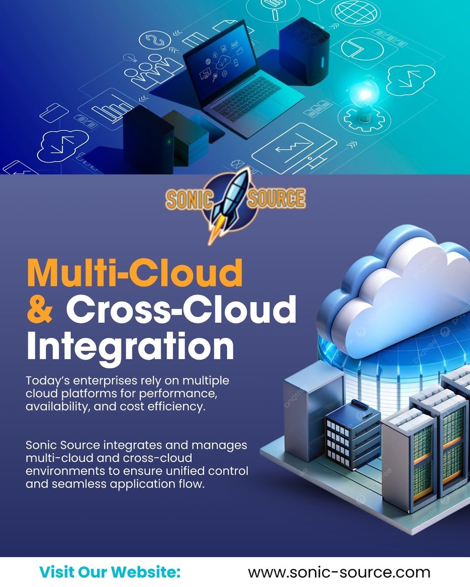 SourceSoni25436's tweet image. Running workloads across AWS, Azure, private cloud, or all of the above?
Sonic Source simplifies multi-cloud by integrating your platforms into one secure, manageable environment.
Consistent governance. Smarter automation. True operational freedom.
.
.
.
.
#sonicsource