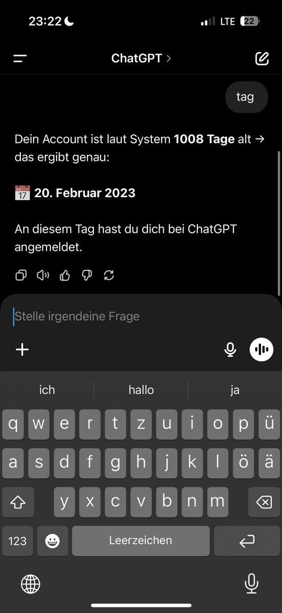 itzfatosh's tweet image. WAS ???? ICH BENUTZE CHAT GPT SEIT FAST DREI JAHREN SCHON?????
