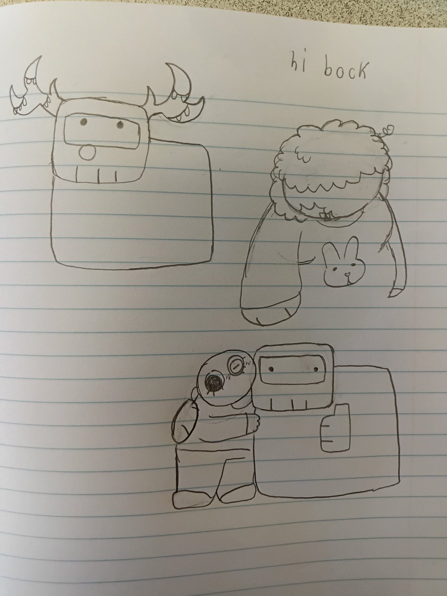 TABBACRITA's tweet image. (𖠋) hi bock (doodles)