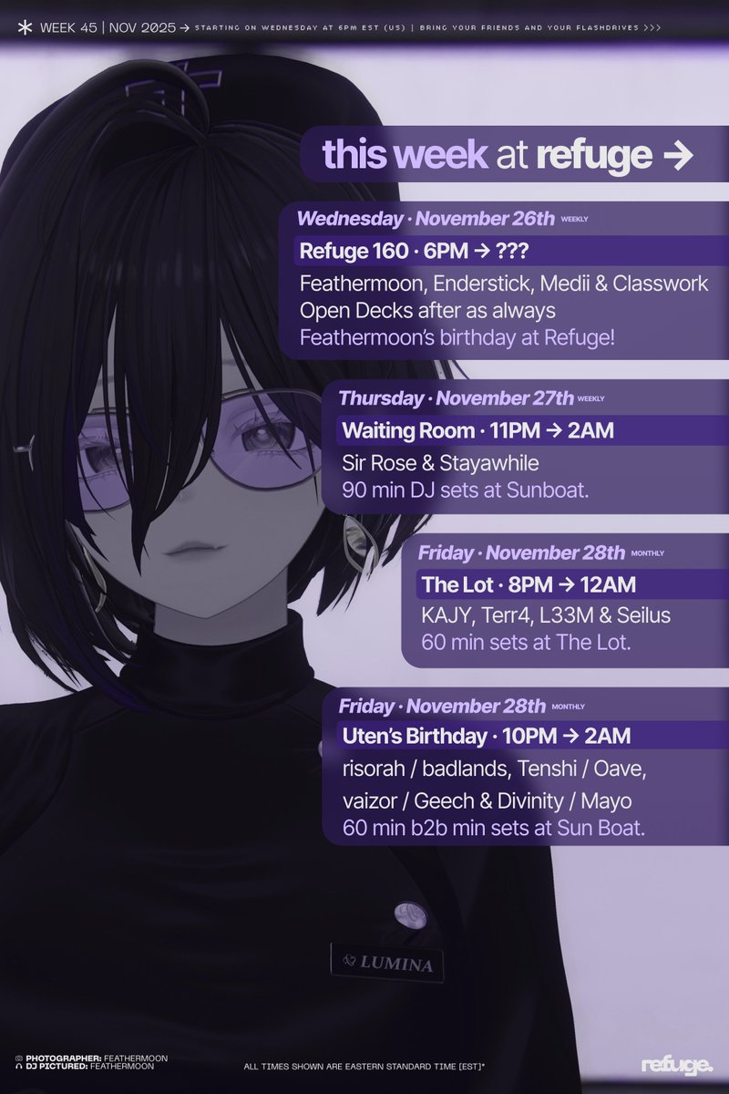 This week at Refuge.