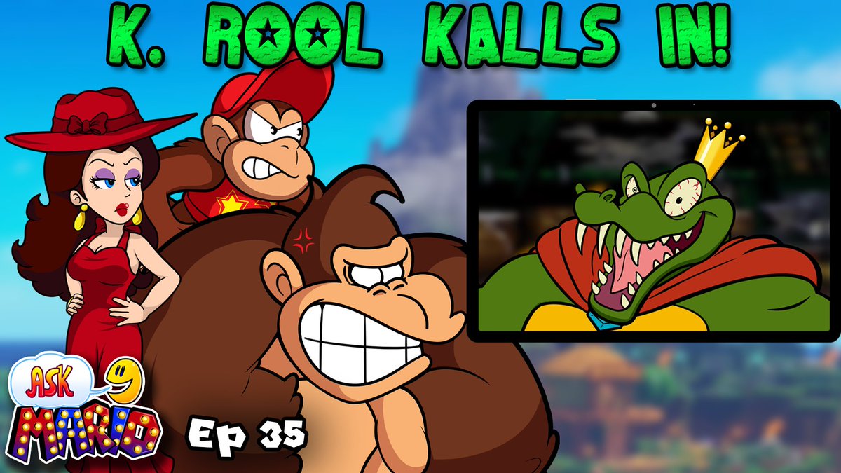 SlickFrame's tweet photo. 👑Tuesday at 5 PM PDT, that krazy kroc #KingKRool krashes #AskMario! What kind of krazy K. Lamity will ensue?🐊
https://t.co/3qfz8lK6LX
#Pauline #DonkeyKong #DK #DonkeyKongBananza #DKBananza #NintendoSwitch2 #Diddykong #KRool #DonkeyKongCountry https://t.co/2qgqRHsTx2