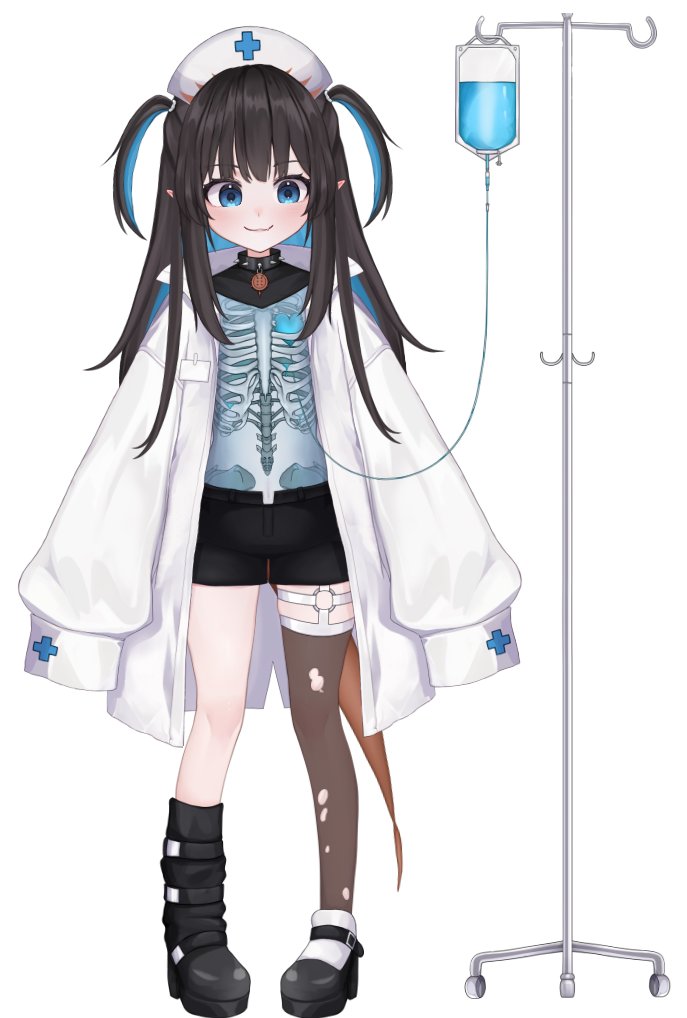 💉vtubers post model trend 🩻

showing off my totally legit nurse outfit💙