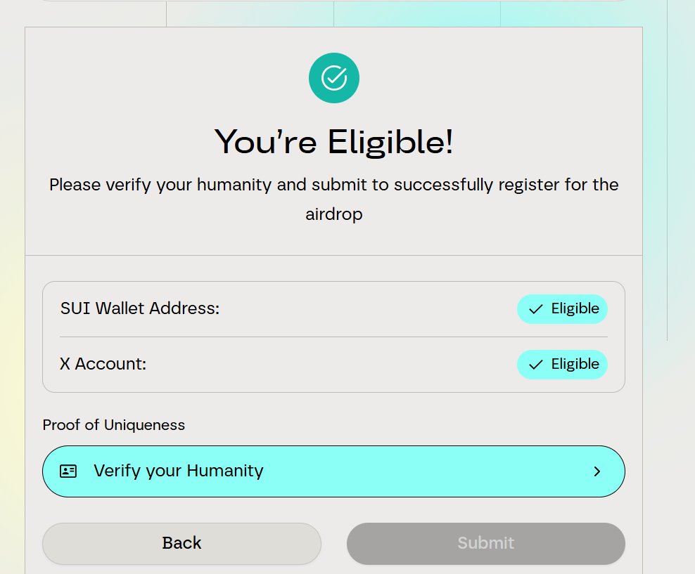 Check airdrop <a href="/Talus_Labs/">Talus Labs</a> đi anh em. 

Nhiều anh em theo testnet 2 năm không hold NFT là tạch nha. 
launch.talus.foundation

Tải app Very Ai  KYC bằng quét bàn tay trên app duyệt trên app xong quét mã QR từ wed dự án là xong.