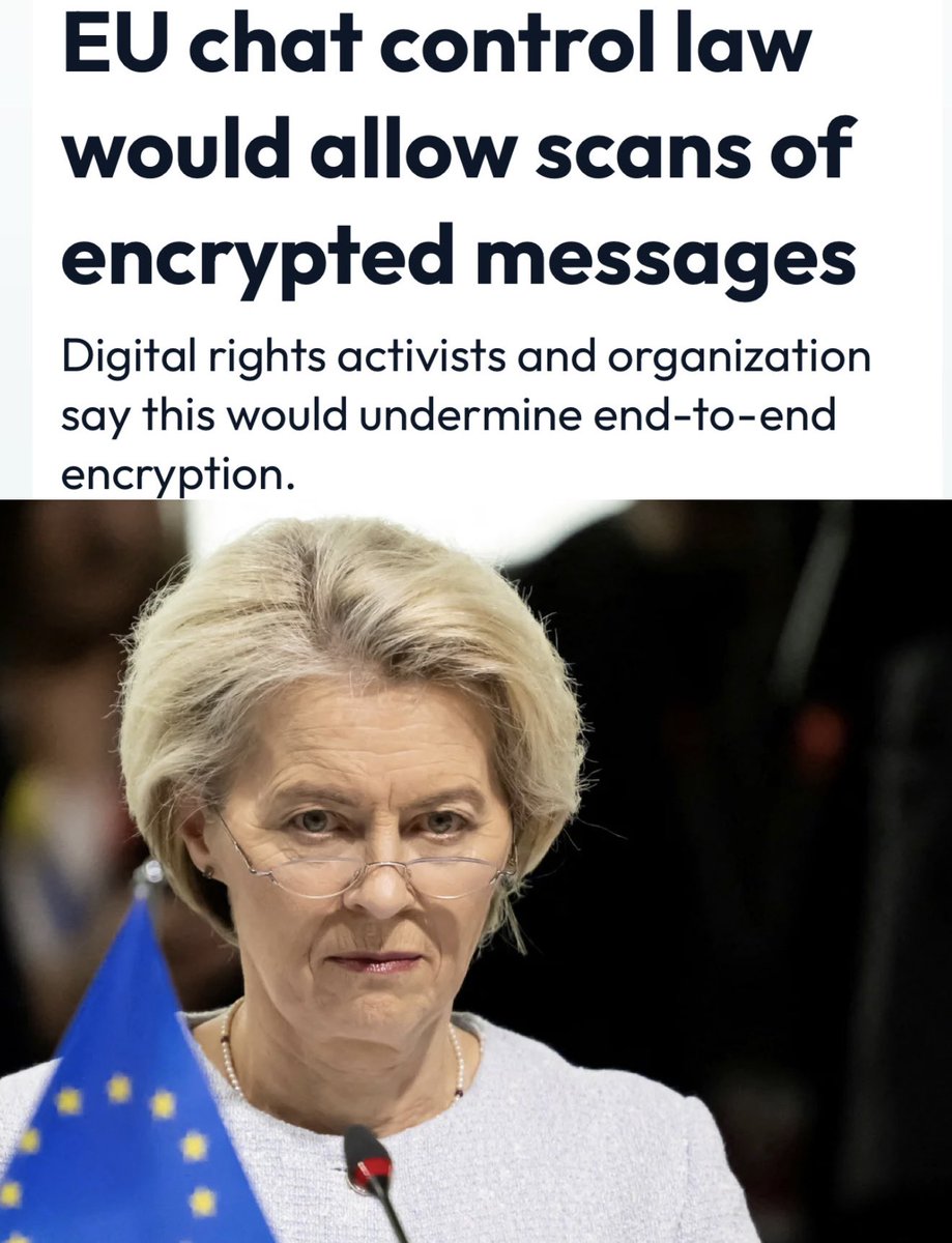The EU “CHAT CONTROL” is nothing new. 
They just decided to make the surveillance more obvious. 🇪🇺

I am a threat to the system, 
Big Brother is already watching me.