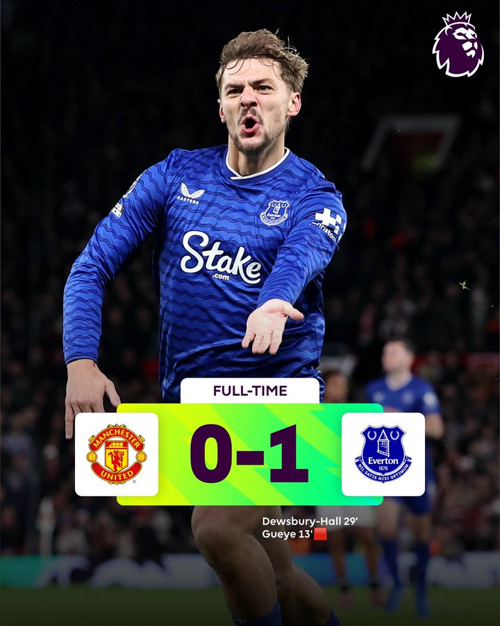 Hope2Reach's tweet photo. Manchester United 0:1 Everton
Lets laugh at Man U that could not beat 10 men Everton.
😂 😂 😂 😂

#maneve #PremierLeague2025/2026 https://t.co/tYmkdgHq20