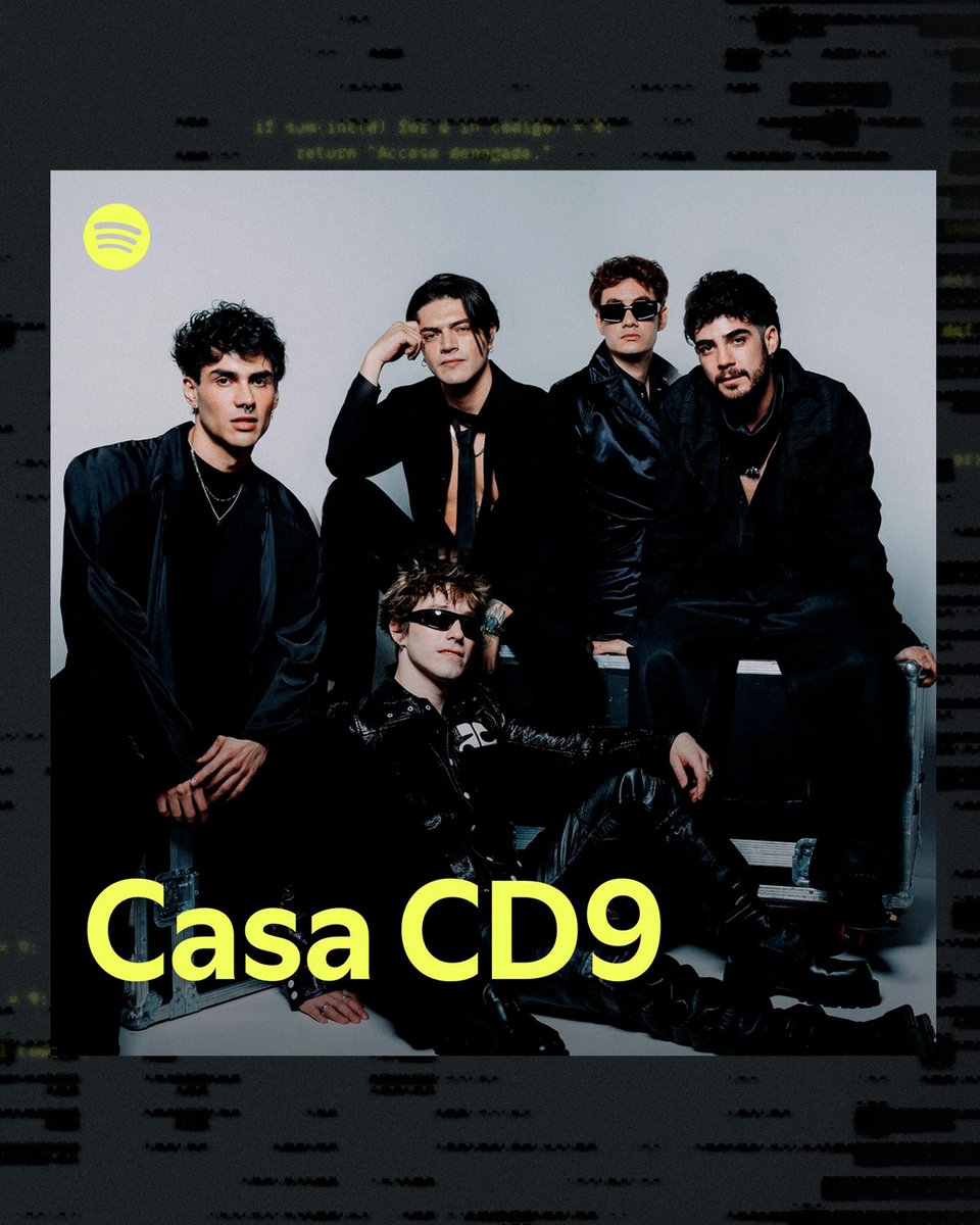 CD9's tweet image. Tenemos nueva playlist en @SpotifyMexico 
🎧 bit.ly/3XgmOP6