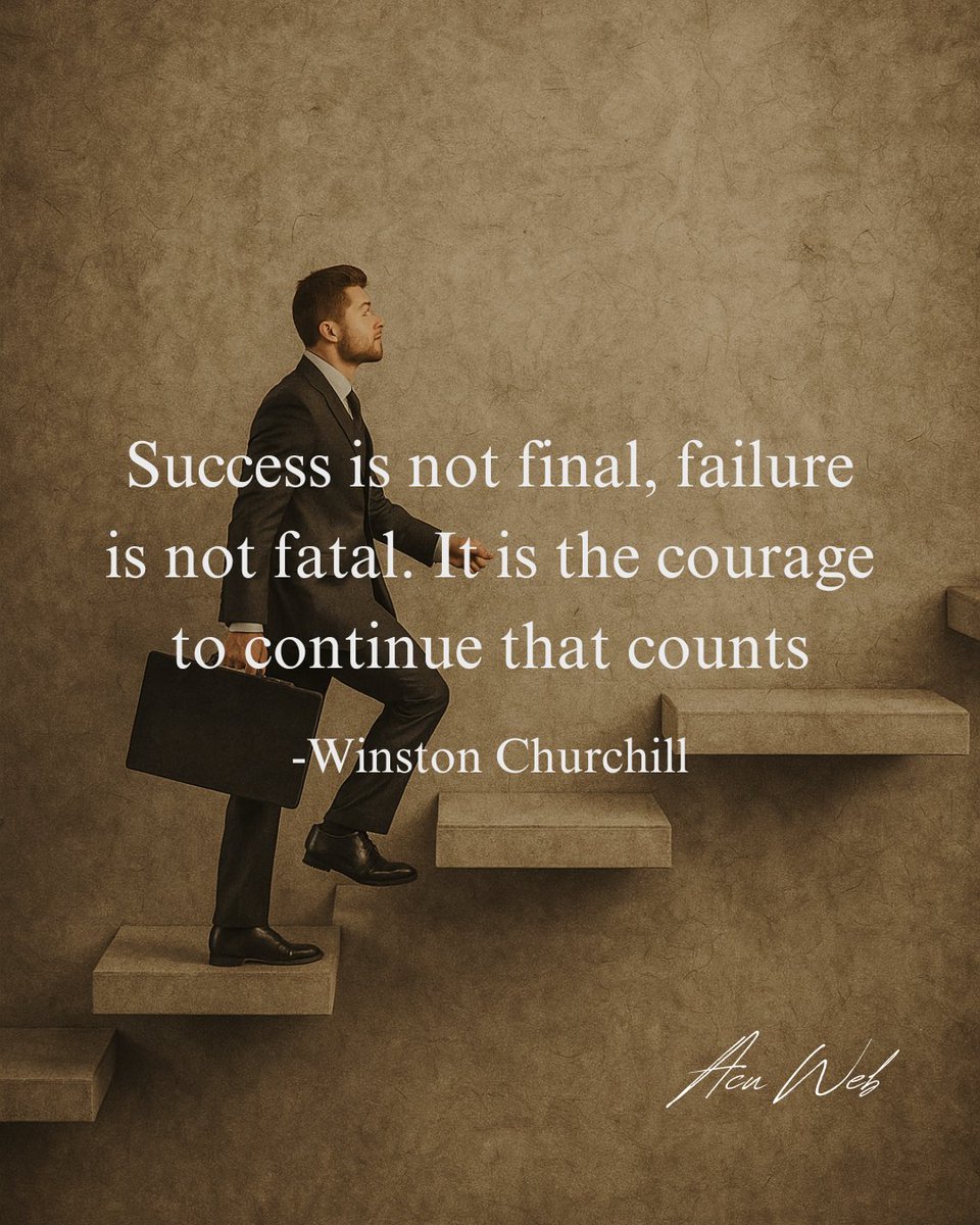 ACUWebServices's tweet image. Success grows when you keep showing up. Courage is what moves you forward even on the tough days.

#acuweb #digitalmarketing #businessgrowth #motivationdaily #marketingagency #creativestrategy