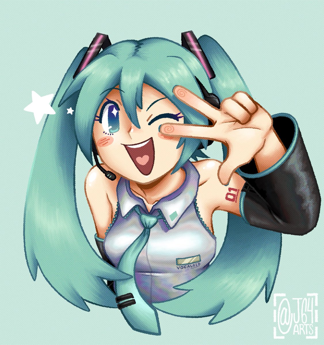 J64_arts's tweet image. Here’s the full drawing too 💫