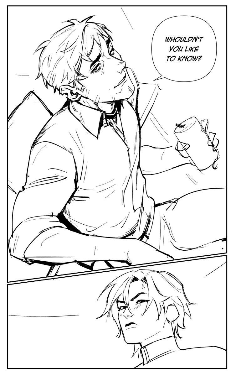silly lil comic about villain robert
#dispatch