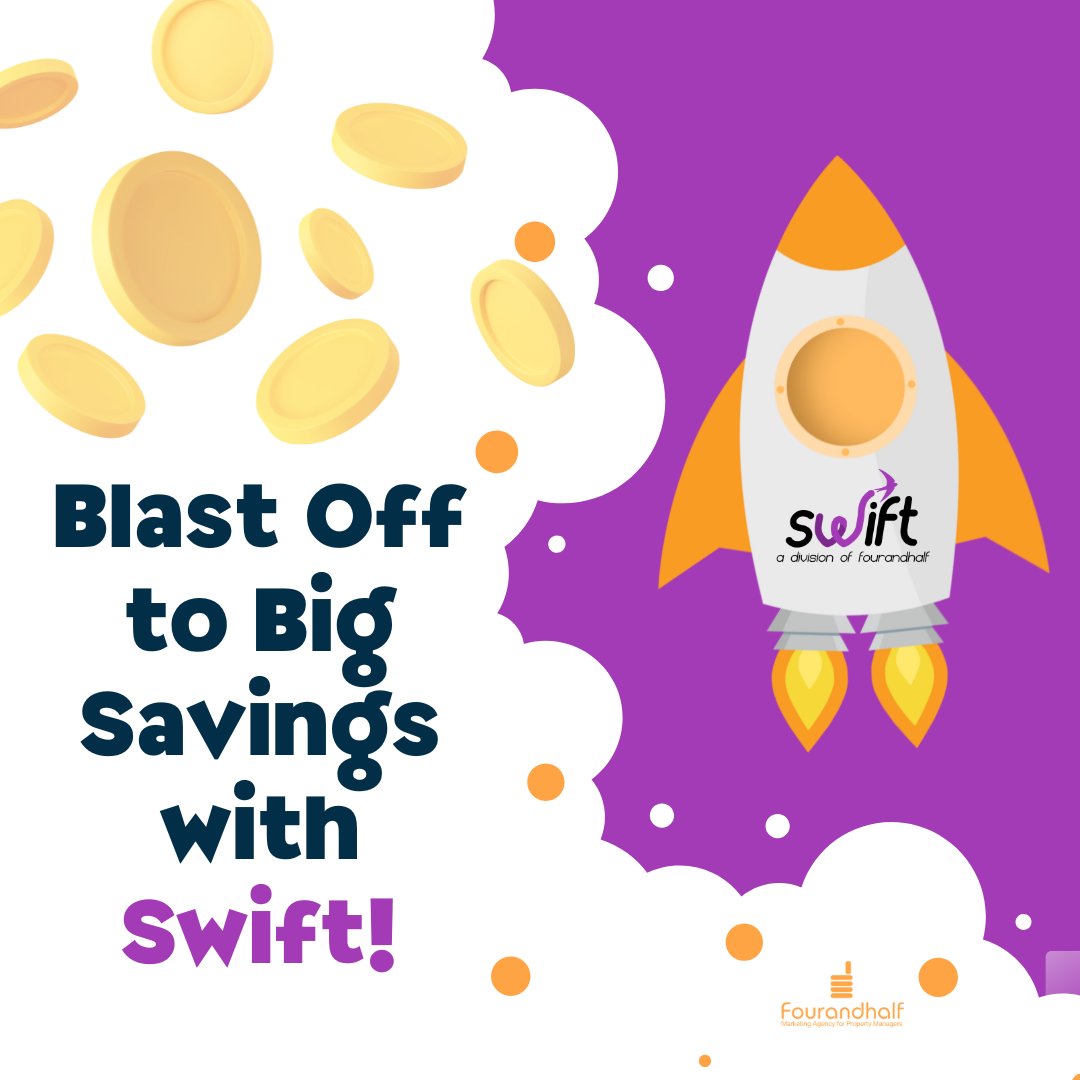 🚀 Blast Off to Big Savings with Swift!

Property managers, launch your business to new heights! Refer a home services client to Swift for out-of-this-world web design, and both of you will get $250 off. It’s a win-win that’s ready for takeoff. 

Link in bio to fuel up.
