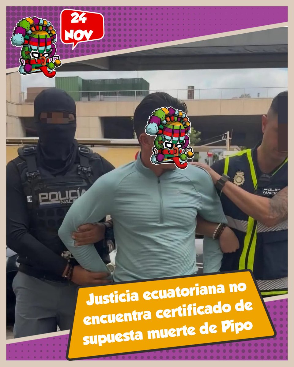 LlamingoE's tweet image. #ATENCIÓN | El máximo cabecilla de #LosLobos fingió su muerte el 23 de febrero del 2021, en plena #pandemia. Un documento del #INEC, validado por el @RegistroCivilec  daba cuenta del fallecimiento de #Pipo debido a una neumonía por #Covid19 que le provocó un infarto.

Con ese…