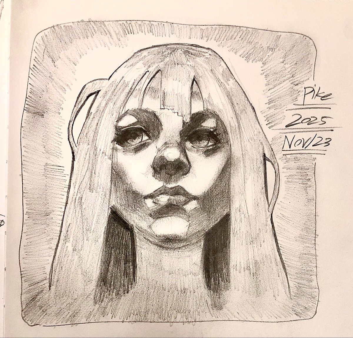 8BitMike2's tweet image. #art #fanart #anime ~ purple hair girl from the show Frerein.