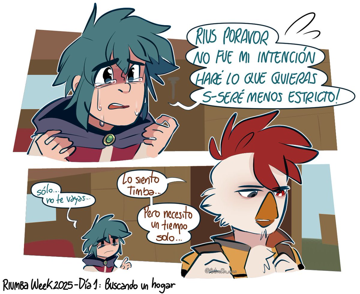 AntunElo_chan's tweet image. Pinche ship todo desaprovechado que me sigue gustando
Participaré pero no prometo durar xD

#CoMPaS 💔 #RiumbaWeek2025 
Día 1: Buscando un hogar