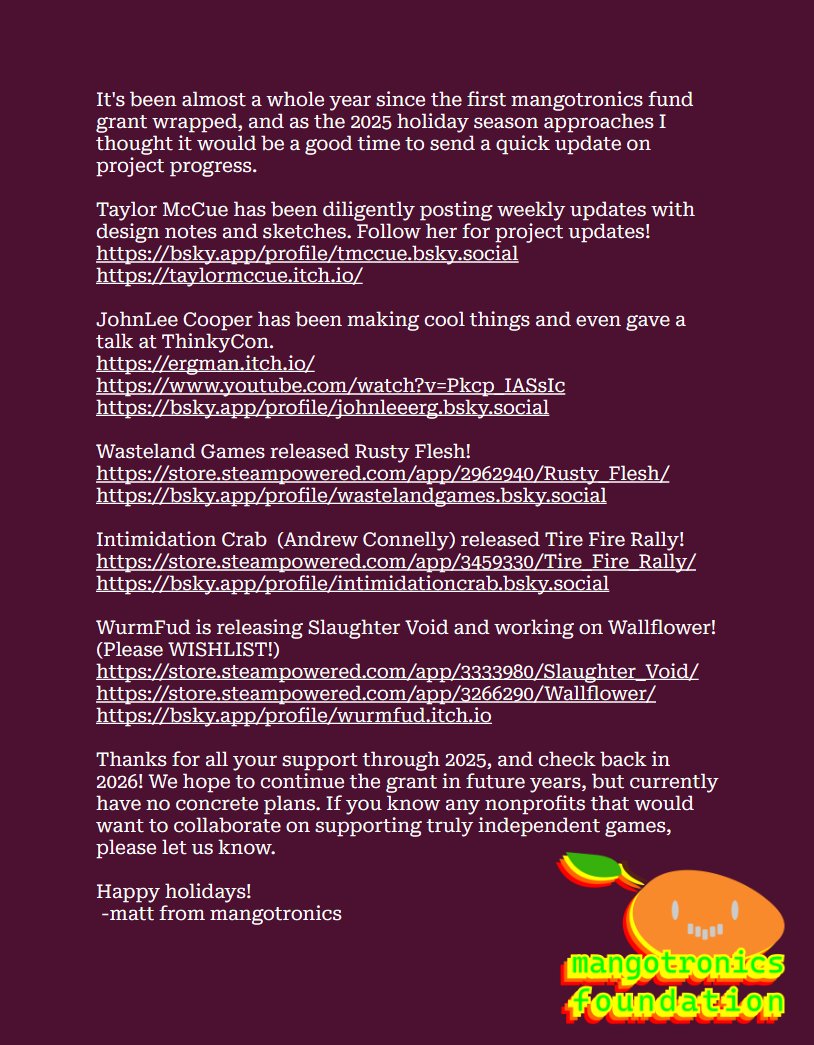 Mangotronics Games tweet media