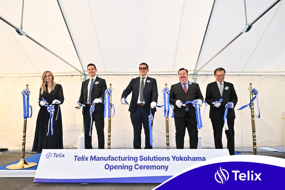 TelixPharma's tweet image. Telix has officially opened Telix Manufacturing Solutions (TMS) in Yokohama, Japan, our first cyclotron facility in the Asia Pacific region.

The opening was commemorated with a lecture delivered by Professor Jun Hatazawa, Vice President of the Japan Isotope Association, on…