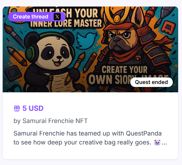 questpanda_xyz's tweet image. Congratulations to the winners of Samurai Frenchie NFT🎊

@Bull_Mascot @crypto_mayor1 @khalendewafula