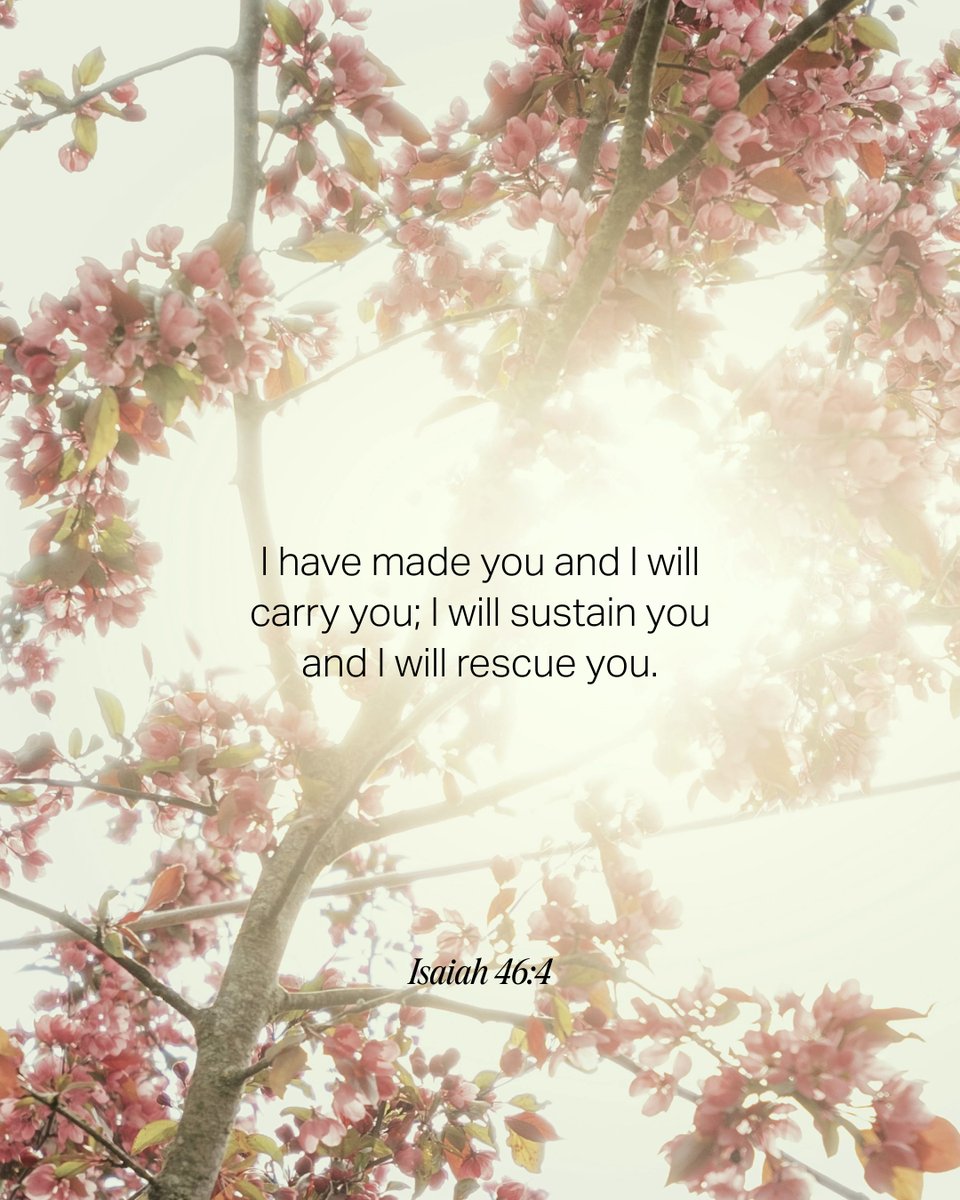 YouVersion's tweet image. Isaiah 46:4