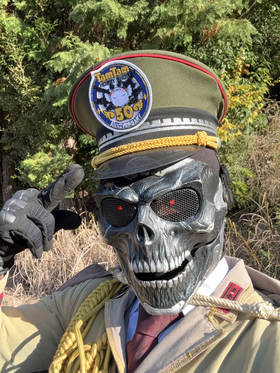 以前に手に入れてました、にとろんパッチのタムタム創業50周年コラボパッチとパシャリ📷

改めまして遅くなりましたがタムタム創業50周年おめでとうございます！

実はチェンサバの初期のころからサポートしてくださってたり、いつも取材対応してくださりお世話になってます！

#タムタム創業50周年