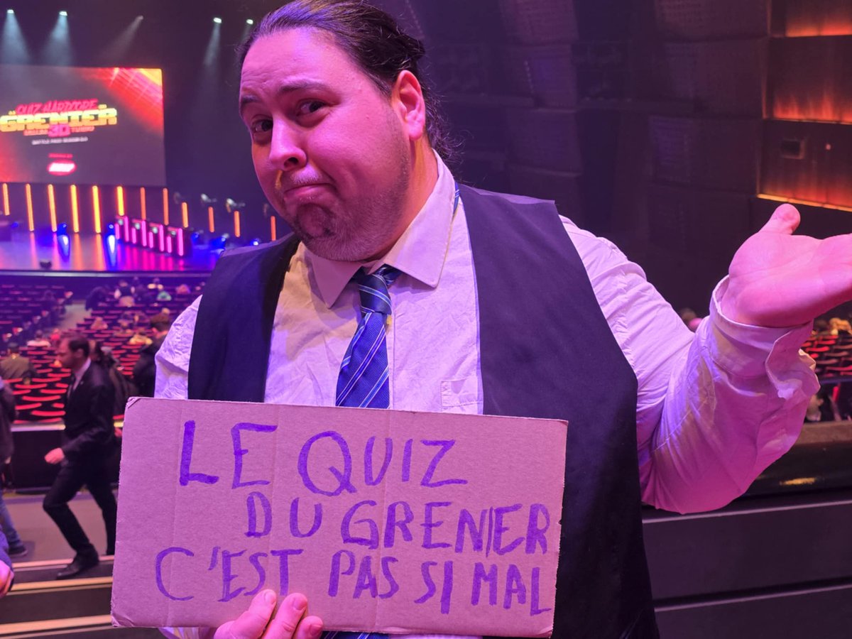 Temporelandco's tweet photo. @Frederic_Molas @holysquad_fr Une très bonne soirée 😁 https://t.co/VveLOaS12S