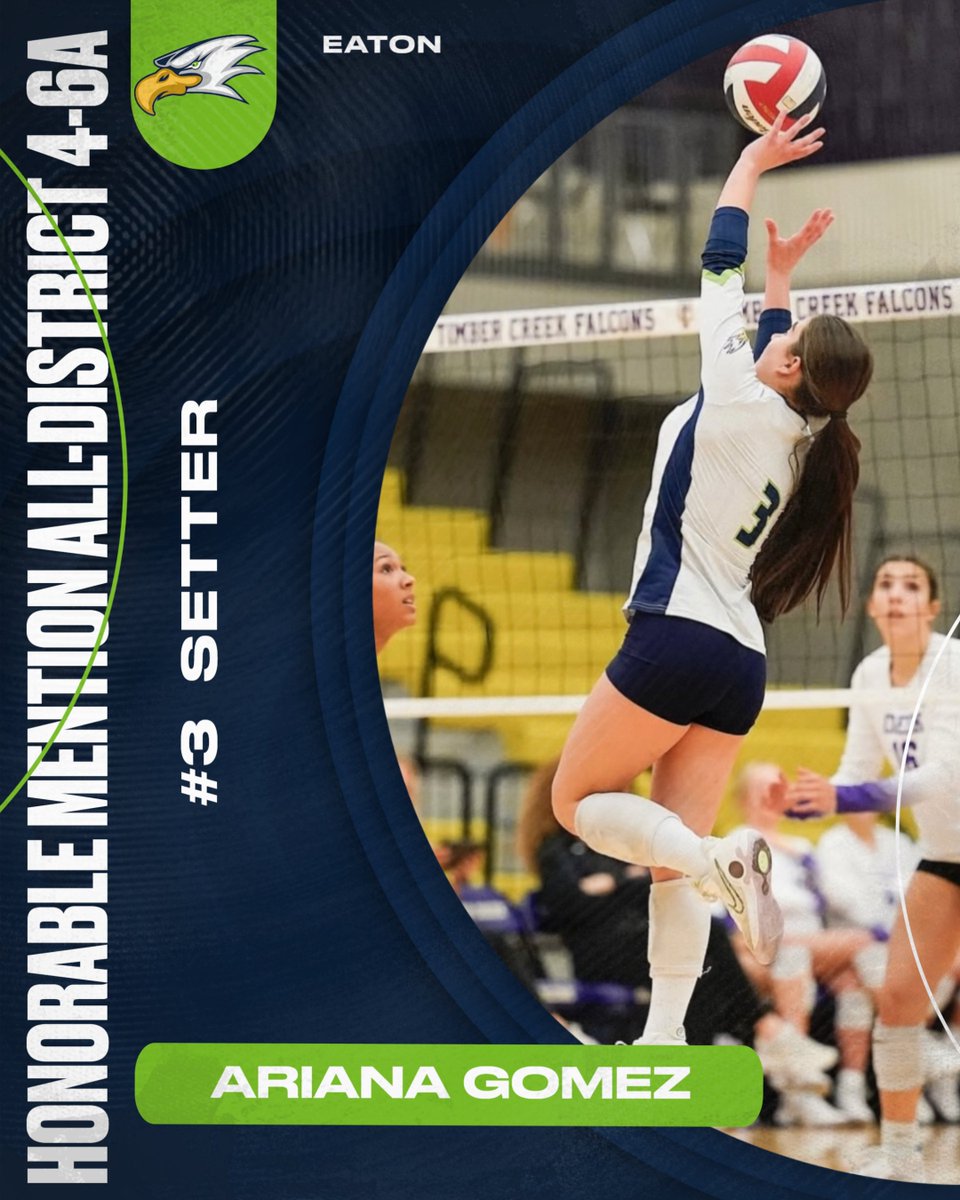 Congratulations to Ariana Gomez for earning Honorable Mention All-District 4-6A!! #LockIn