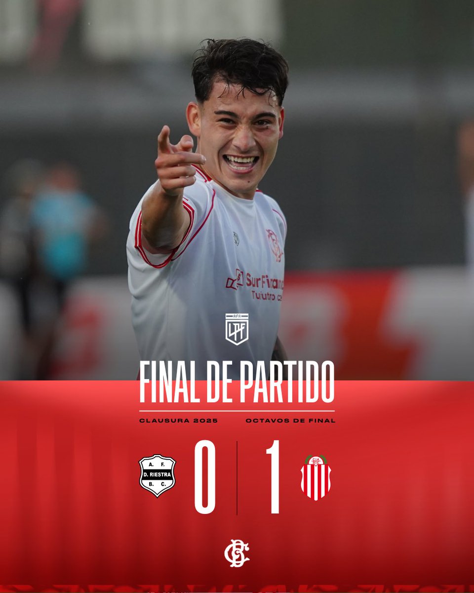 barracascentral's tweet image. 🇵🇪 GANOOOOOOOO, GANOOOOOO, GANOOOOOO EL GUAPO EN BAJO FLORES.

👉 Deportivo Riestra 0-1 Barracas Central.

⚽️ Nicolás Blandi convirtió el gol en el minuto 25 del tiempo suplementario.

👊 ¡ESTAMOS EN LOS CUARTOS DE FINAL DEL CLAUSURA 2025!