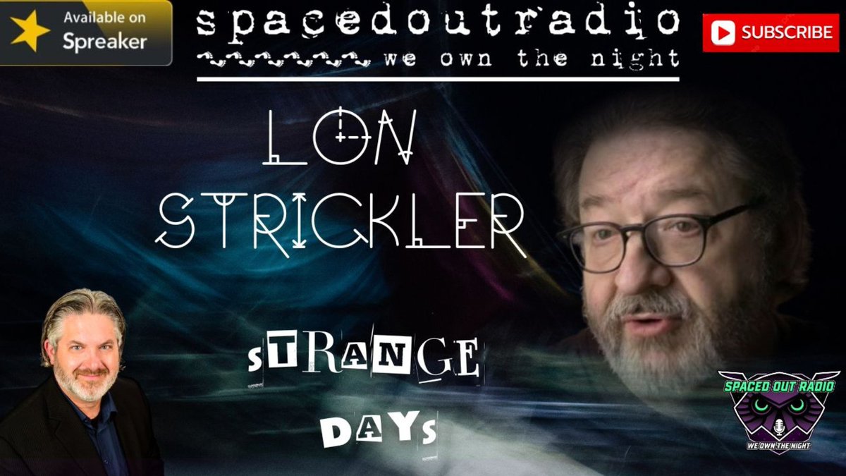 SpacedOutRadio's tweet photo. Tonight: Strange Days with Lon Strickler
Live at 9pm PST — paranormal encounters, cryptids, and the unexplained.
#StrangeDays #LonStrickler https://t.co/txldFJnGpR