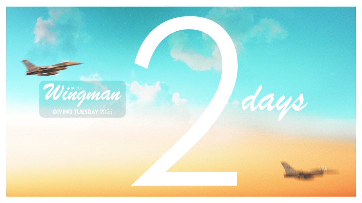 𝟐 days remain 😎

Wingmen have already begun supporting our cadet-athletes and you can too but clicking the link below! 
givingtuesday.falconathleticfund.com/pages/home-2518